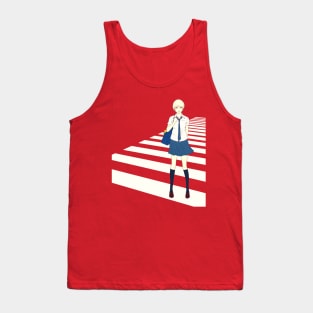 Japanese High School Girl Tank Top